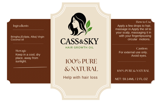 CASS & SKY HAIR GROWTH OIL