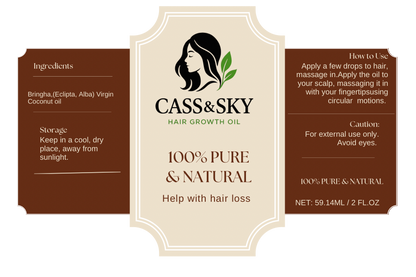 CASS & SKY HAIR GROWTH OIL
